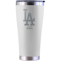 Los Angeles Dodgers Personalized 30oz. Laser Etched White Tumbler