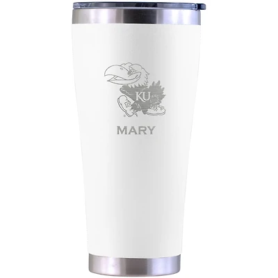 Kansas Jayhawks Personalized 30oz. Laser Etched Tumbler