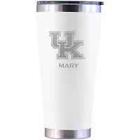 Kentucky Wildcats Personalized 30oz. Laser Etched White Tumbler