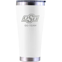 Oklahoma State Cowboys Personalized 30oz. Laser Etched White Tumbler
