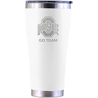 Ohio State Buckeyes Personalized 30oz. Laser Etched White Tumbler
