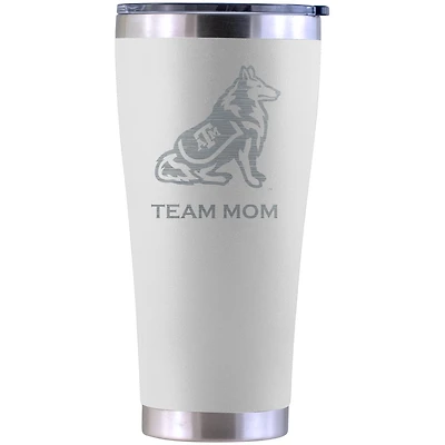 Texas A&M Aggies Personalized 30oz. Laser Etched White Tumbler