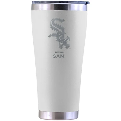 Chicago White Sox Personalized 30oz. Laser Etched White Tumbler