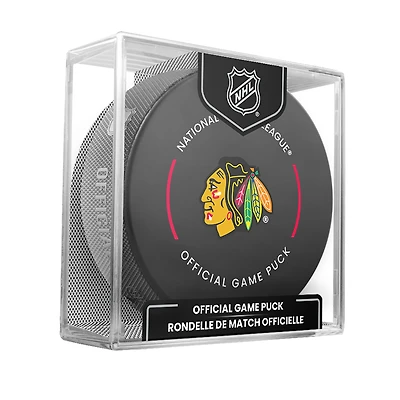 Inglasco Chicago Blackhawks 2022-23 Season Official Game Puck