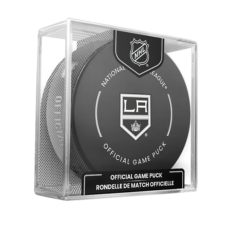 Inglasco Los Angeles Kings 2022-23 Season Official Game Puck