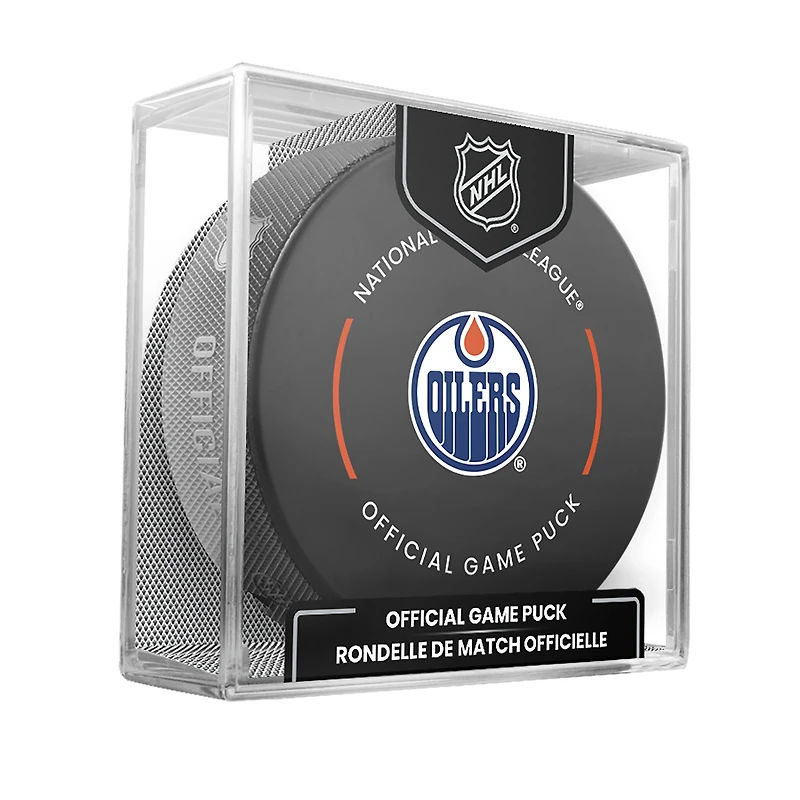 Inglasco Edmonton Oilers 2022-23 Season Official Game Puck