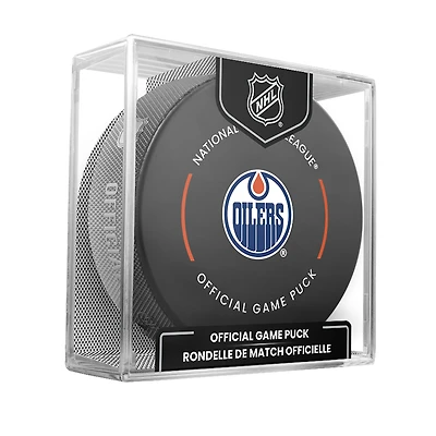 Inglasco Edmonton Oilers 2022-23 Season Official Game Puck