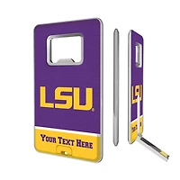 LSU Tigers Personalized Credit Card USB Drive & Bottle Opener