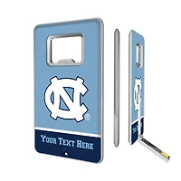 North Carolina Tar Heels Personalized Credit Card USB Drive & Bottle Opener