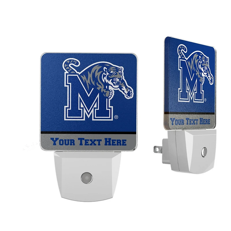 Memphis Tigers Personalized 2-Piece Nightlight Set