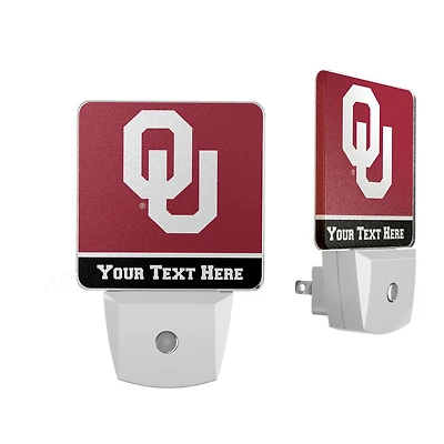 Oklahoma Sooners Personalized 2-Piece Nightlight Set
