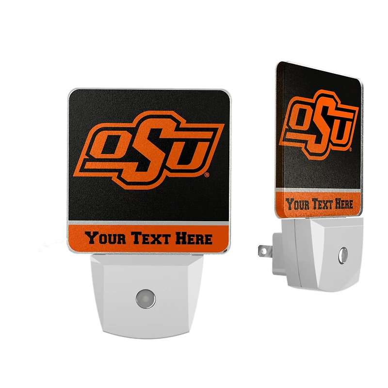Oklahoma State Cowboys Personalized 2-Piece Nightlight Set