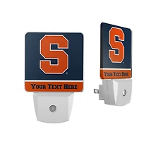 Syracuse Orange Personalized 2-Piece Nightlight Set