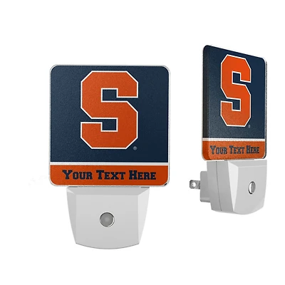Syracuse Orange Personalized 2-Piece Nightlight Set
