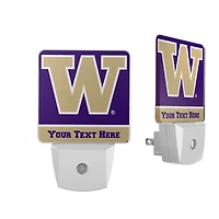 Washington Huskies Personalized 2-Piece Nightlight Set