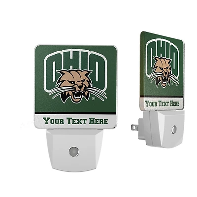 Ohio Bobcats Personalized 2-Piece Nightlight Set