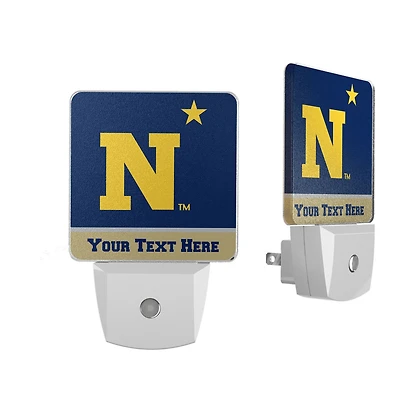 Navy Midshipmen Personalized 2-Piece Nightlight Set