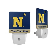 Navy Midshipmen Personalized 2-Piece Nightlight Set