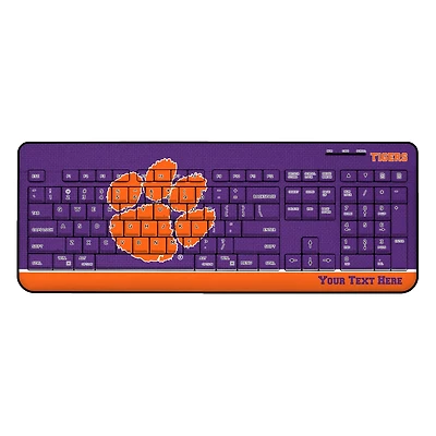 Clemson Tigers Personalized Wireless Keyboard