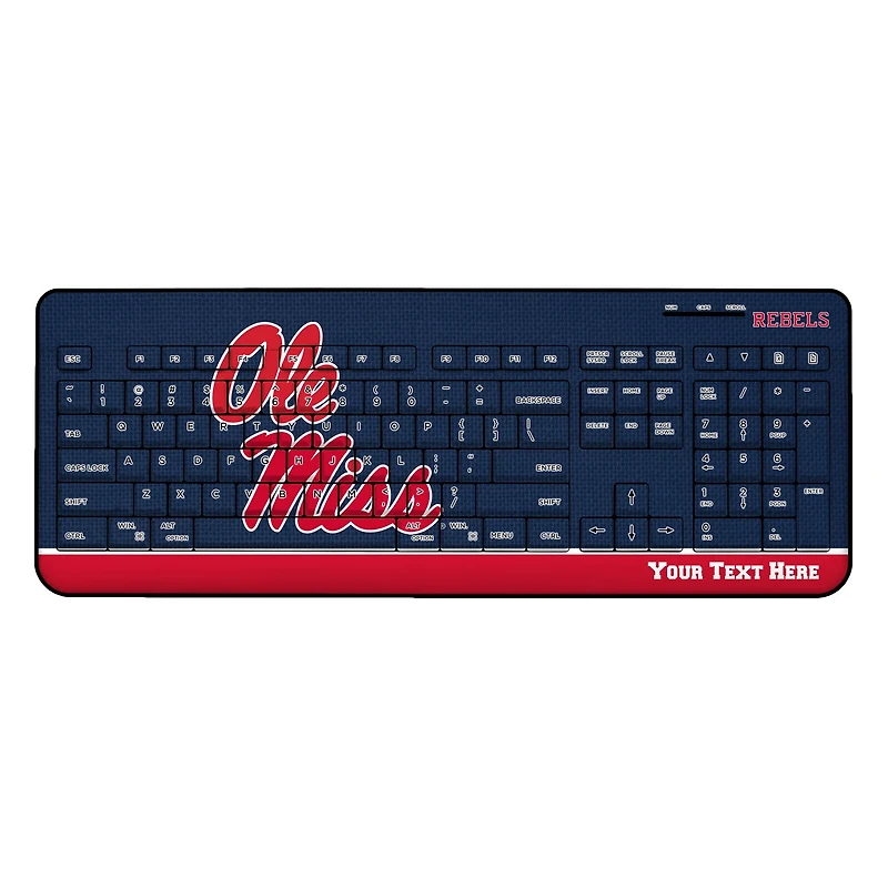 Ole Miss Rebels Personalized Wireless Keyboard