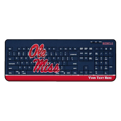 Ole Miss Rebels Personalized Wireless Keyboard