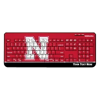 Nebraska Huskers Primary Logo Personalized Wireless Keyboard