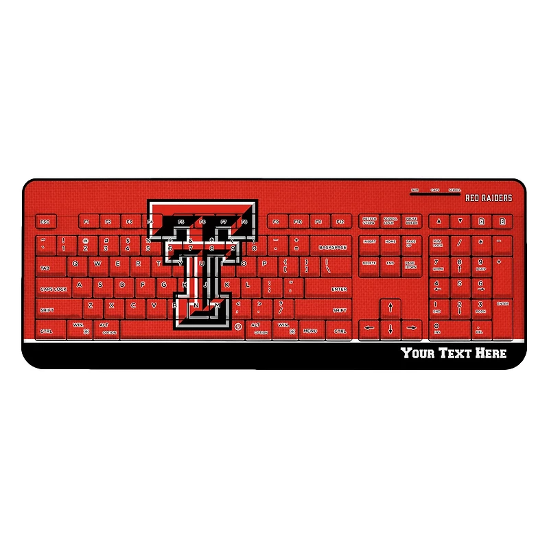 Texas Tech Red Raiders Personalized Wireless Keyboard