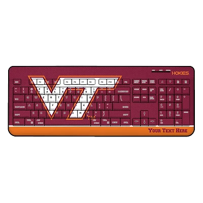 Virginia Tech Hokies Personalized Wireless Keyboard