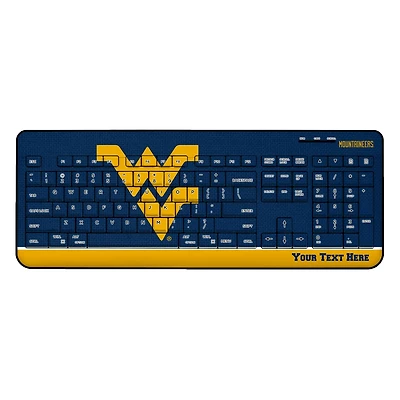 West Virginia Mountaineers Personalized Wireless Keyboard