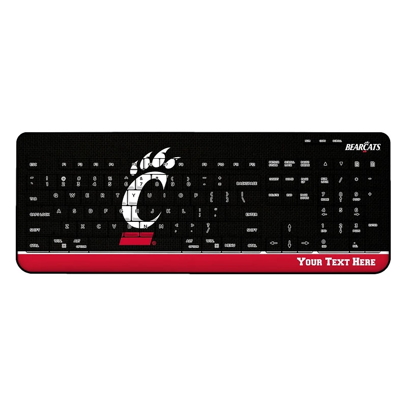 Cincinnati Bearcats Personalized Wireless Keyboard