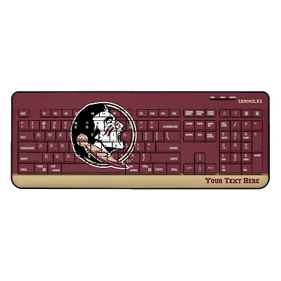 Florida State Seminoles Primary Logo Personalized Wireless Keyboard