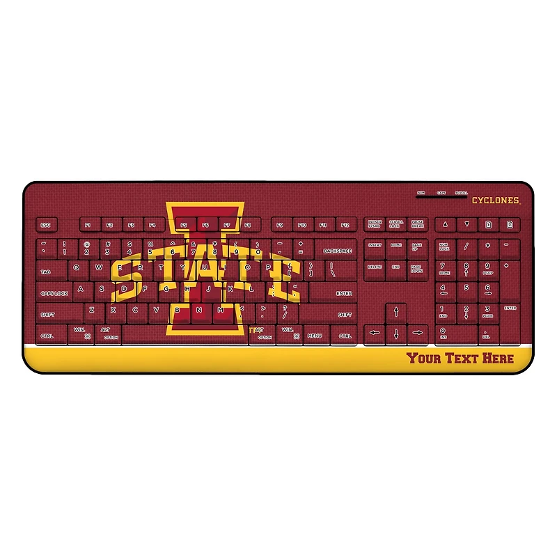 Iowa State Cyclones Personalized Wireless Keyboard