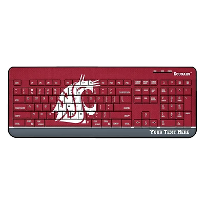 Washington State Cougars Personalized Wireless Keyboard