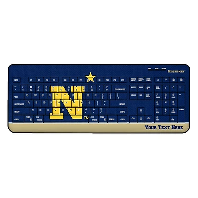 Navy Midshipmen Personalized Wireless Keyboard