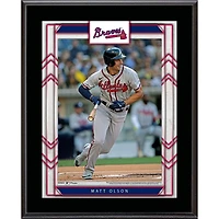 Matt Olson Atlanta Braves Framed 10.5" x 13" Sublimated Player Plaque