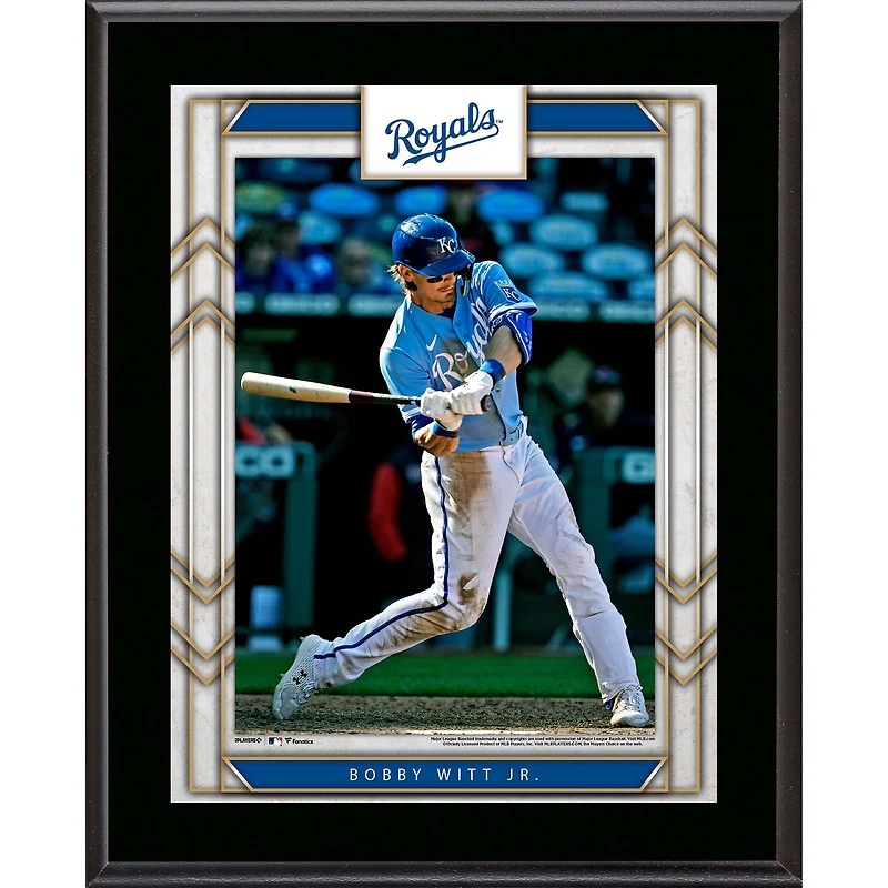 Bobby Witt Jr. Kansas City Royals Framed 10.5" x 13" Sublimated Player Plaque
