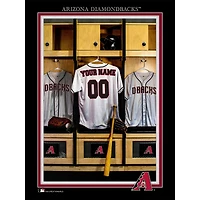 Arizona Diamondbacks 12'' x 16'' Personalized Team Jersey Print