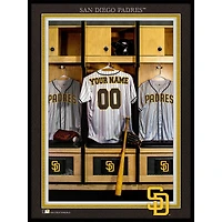 San Diego Padres 12'' x 16'' Personalized Team Jersey Print