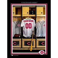 Cincinnati Reds 12'' x 16'' Personalized Team Jersey Print