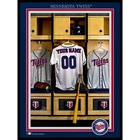 Minnesota Twins 12'' x 16'' Personalized Team Jersey Print
