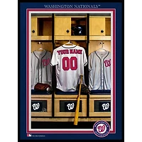 Washington Nationals 12'' x 16'' Personalized Team Jersey Print
