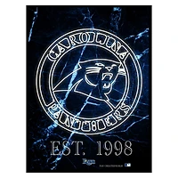 Black Tampa Bay Rays 12'' x 16'' Framed Circle Logo Print
