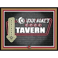 Ottawa Senators 12'' x 16'' Personalized Framed Neon Tavern Print