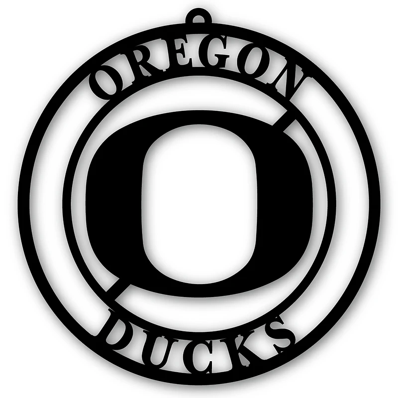 Black Oregon Ducks 16'' Team Logo Cutout