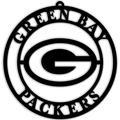 Black Green Bay Packers 16'' Team Logo Cutout