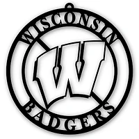 Black Wisconsin Badgers 16'' Team Logo Cutout