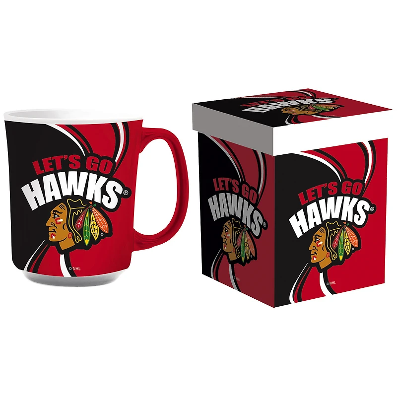 Chicago Blackhawks 14oz. Ceramic Mug with Matching Box