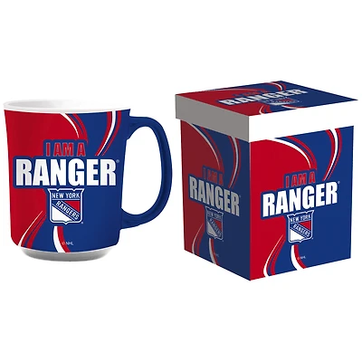 New York Rangers 14oz. Ceramic Mug with Matching Box