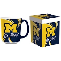 Michigan Wolverines 14oz. Ceramic Mug with Matching Box