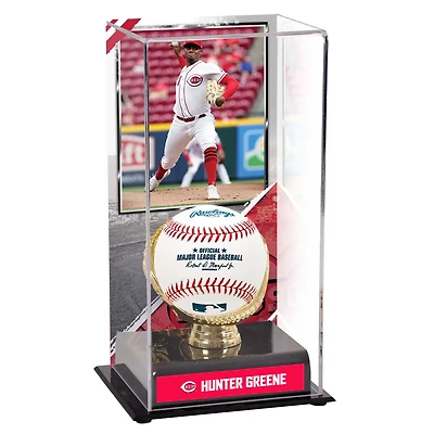 Hunter Greene Cincinnati Reds Gold Glove Display Case with Image